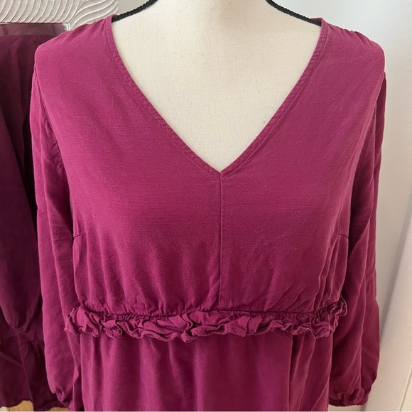 Isabel Maternity by Ingrid & Isabel Pink Long Sleeve Maternity Dress - Picture 7 of 8